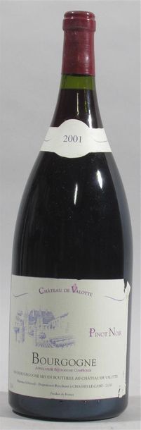 null 1 magnum de château de Valotte Bourgogne Pinot noir rouge 2001