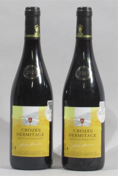 null 2 bouteilles de Crozes Hermitage "Séléction première" Cave de tain 2007