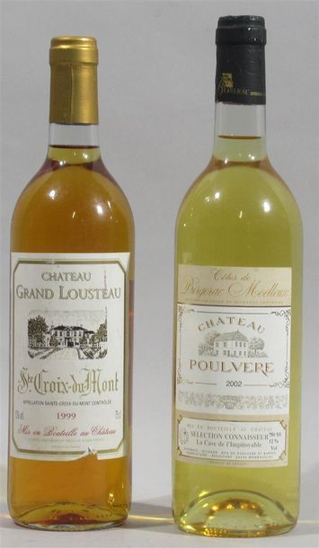 null 1 bouteille de Château Poulver Domaine GFA de Poulver et Barses Bergerac 2002...