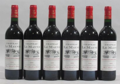 null 6 bouteilles de Château Le Mayne SCEA J.et D. Soleil propriétaire Puisseguin...