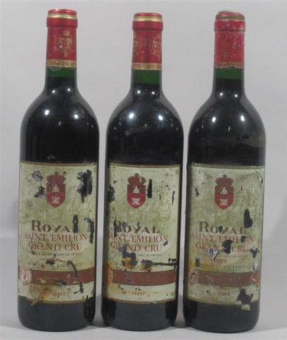 null 2 bouteilles de Royal St Emilion grand cru1995 - 1 bouteille de Royal St Emilion...