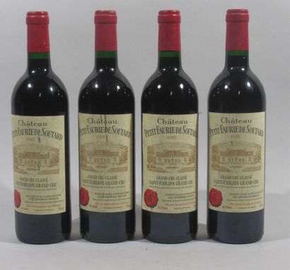 null 4 Bouteilles de CHATEAU PETIT FAURIE DE SOUTARD SAINT EMILION Grand cru classé...