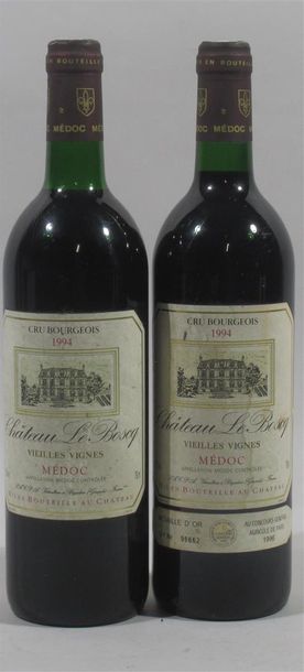 null 2 Bouteilles de CHATEAU LE BOSCQ Médoc Cru Bourgeois 1994