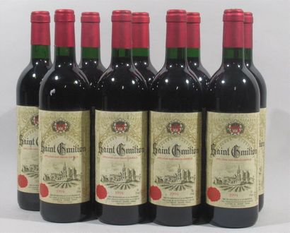 null 9 bouteilles de SAINT EMILION 1994