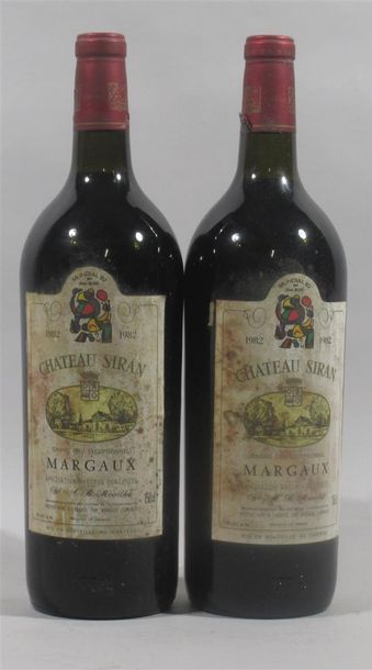 null 2 magnums CHATEAU SIRAN MARGAUX - 1982