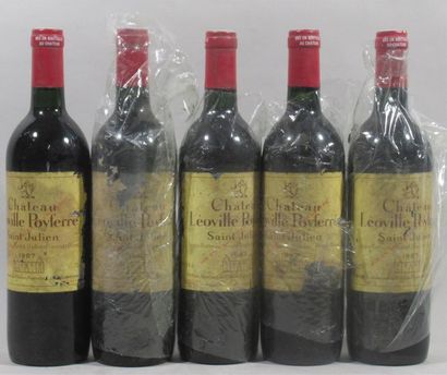 null 5 bouteilles CHATEAU LEOVILLE POYFERRE SAINT JULIEN - 1987