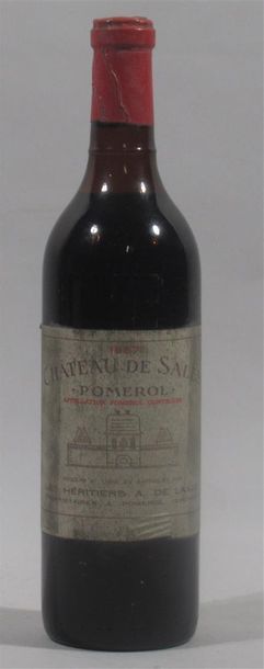 null 1 bouteille CHATEAU DE SALES 1er cru de POMEROL - 1967 (bas niveau)