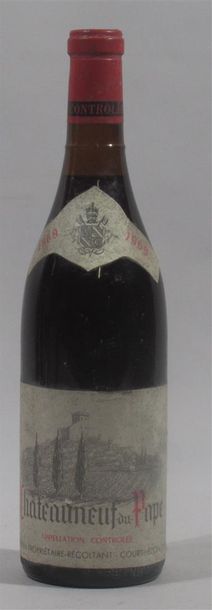 null 1 bouteille CHATEAUNEUF DU PAPE - P. PERRIN - 1969