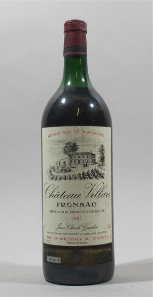 null 1 Magnum de CHATEAU VILLARS Fronsac Jean Claude Gaudrie propriétaire exploitant...