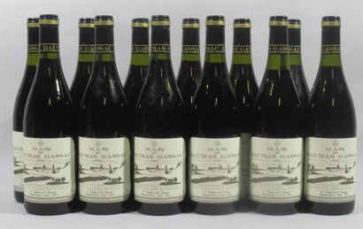 null 12 bouteilles de MAS de DAUMAS GASSAC rouge - 1992