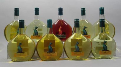 null 8 bouteilles de VINHO VERDE et 1 bouteille de VINHO rosé - Portugal - 50 cl