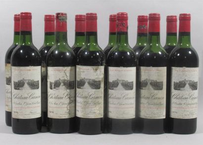 null 12 bouteilles CHATEAU CANON - Saint Emilion premier grand cru classé - FOURNIER...