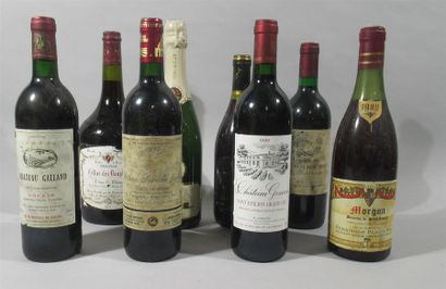 null Lot comprenant: 1 bouteille de Chateau Galland Moulis 1993, 1 bouteille de Chateau...