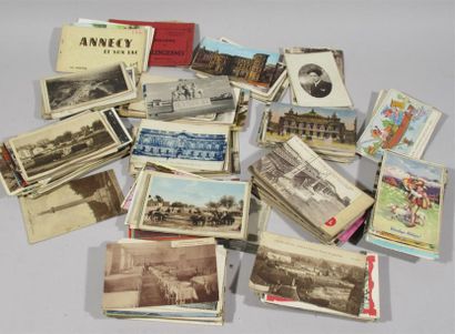 null Collection de cartes postales anciennes et modernes en vrac dont monuments et...
