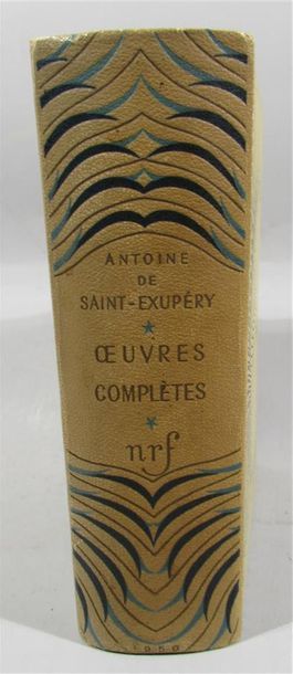 null SAINT EXUPERY "Oeuvres complètes" Edition NRF 1950 - Maquette Paul BONET 23...