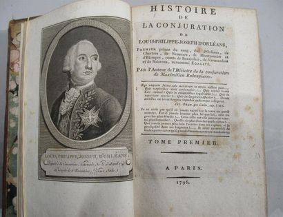 null Histoire de la Conjuration de Louis-Philippe-Joseph d'Orléans, premier prince...