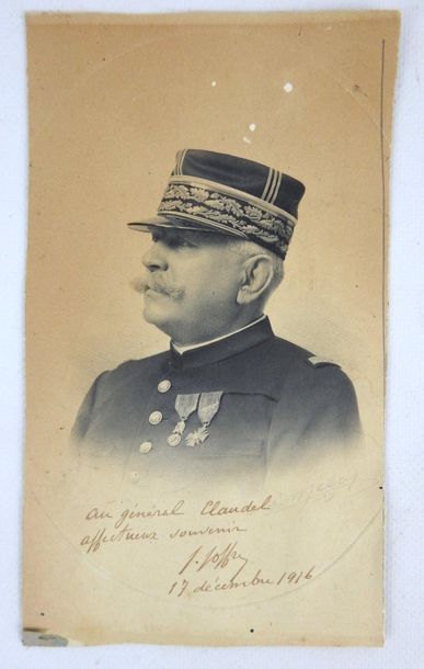 FRANCE. General JOFFRE. Photo dedicated to...