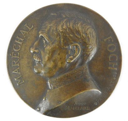 FRANCE. Marshal FOCH. Medal does not bronze...