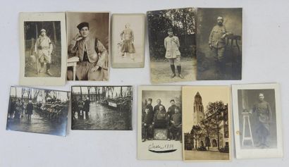 FRANCE. DOCUMENTS. Continuation of 11 postcards...