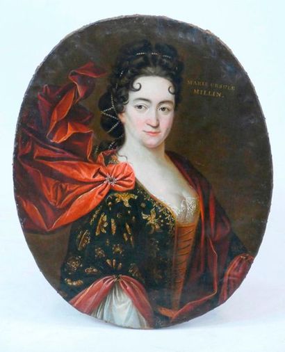 null 18th century FRENCH school

Portrait of Marie Ursule Millin. 

Canvas with oval...