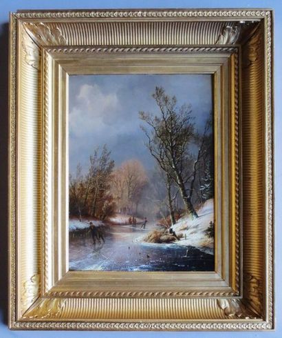 Lodewijk Johannes KLEIJN (1817- 1897) 
Winter...