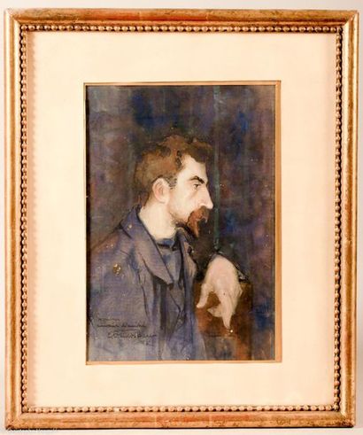 Ernest Percyval TUDOR -HART (1873-1954) 
Portrait...
