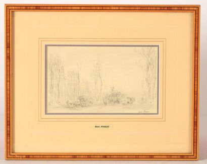 null Henri Louis FOREAU (1866-1938)

Scène de moissons

Dessin au graphite signé...