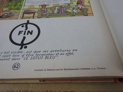 null HERGE : deux albums Tintin : L'étoile mystérieurse. Casterman 1957. Les cigares...