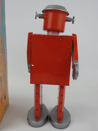 null SAINT JOHN : ATOMIC Robot Man - Rouge - 2008. Grande taille : 29 cm avec bo...