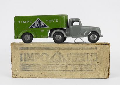 null TIMPO-TOYS : Semi-remorque Fourgon « TIMPO-TOYS, Angleterre. Axes de roues pincés,...