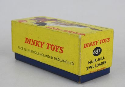 null DINKY TOYS ANGLETERRE Réf. 437 : Muir Hill : tracteur avec pelle, rouge, fonctionnel,...