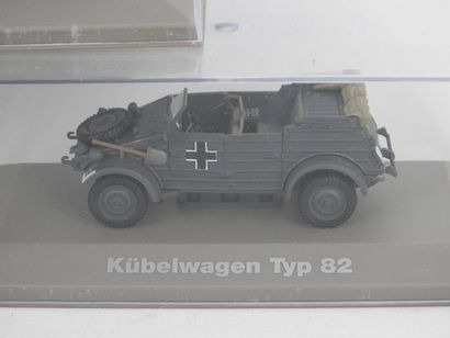 null ATLAS : Trois véhicules allemands WW2 dont Schwimmwagen, Horch kfz et Kübelwagen....
