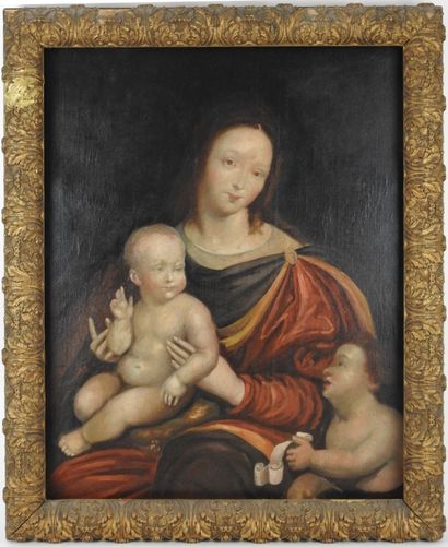 19th century FRENCH school: Virgin with the...