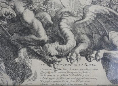 null Antoine COYPEL (1661-1722) : Catherine Deshayes dite l'empoisonneuse Voisin....
