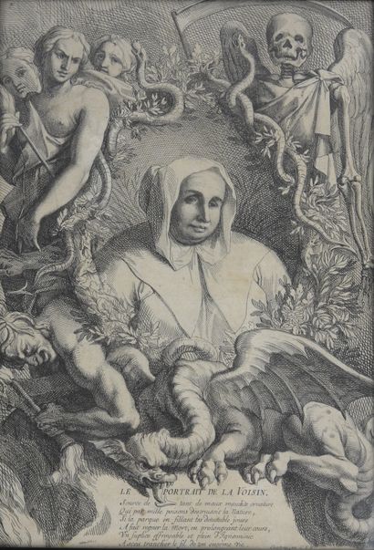 Antoine COYPEL (1661-1722) : Catherine Deshayes...