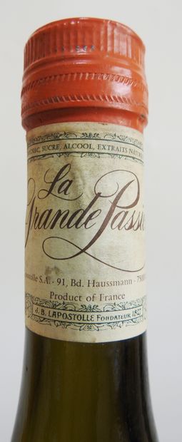 null 1 bouteille

La Grande Passion, Marnier-Lapostolle,Liqueur Armaganc et fruit...
