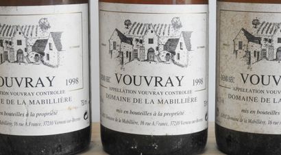null 3 bouteilles

Vouvray demi sec domaine de la Mabillière - 1998

Usures