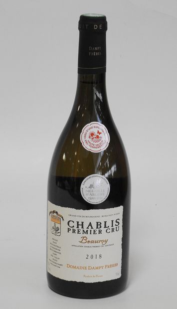null 1 bouteille

Beauroy Domaine Dampt Frères Chablis 1er Cru 2018