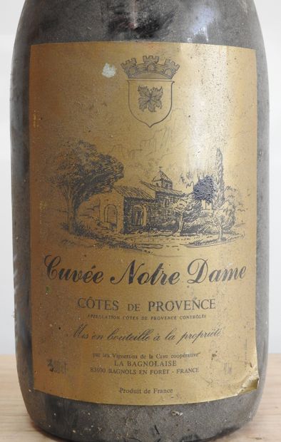 null 
Double magnum Cuvée notre Dame - Côtes de Provence - La Bagnolaise bas et ...