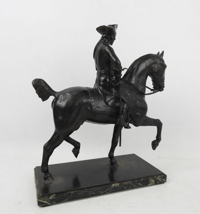 null Albert Hinrich HUSSMANN (1874-1946): Frederick the Great on horseback, King...