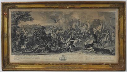 null After Charles LE BRUN (1619-1690) engraved by AUDRAN: 

"La Vertu plaist quoy...