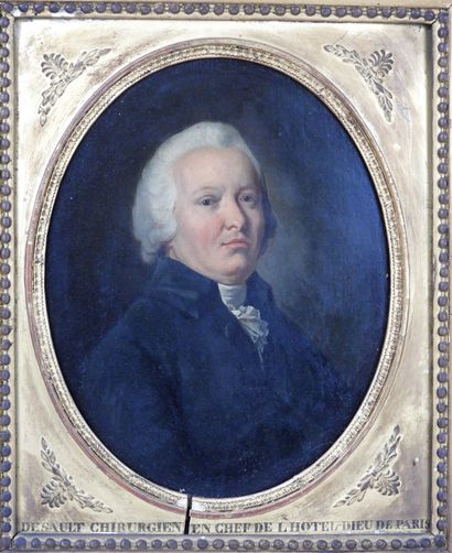 null Ecole FRANCAISE vers 1820 : Portrait de Pierre-Joseph Desault, chirurgien en...