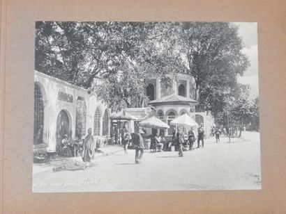 null ALBUM of 23 photographs and postcards view of Istambul. End of the 19th century....