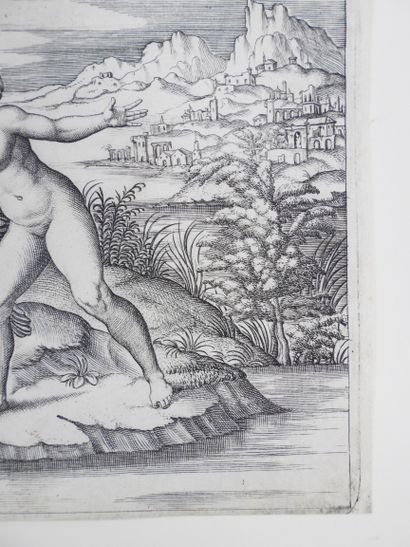 null MICHEL- ANGE (1475 - 1564) d'après

La chute de Phaëton.

Burin d'après la gravure...