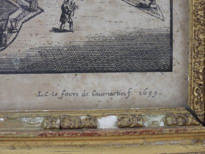 null Louis Urbain LEFEVRE DE CAUMARTIN (1681 - 1699) d'après : Le jardin de M. de...