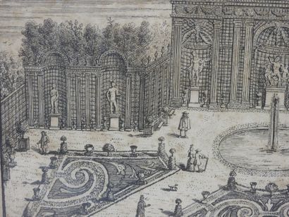 null Louis Urbain LEFEVRE DE CAUMARTIN (1681 - 1699) d'après : Le jardin de M. de...