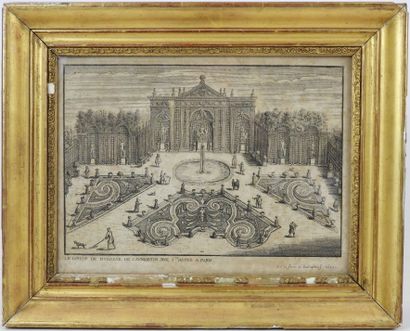 null Louis Urbain LEFEVRE DE CAUMARTIN (1681 - 1699) after : The garden of M. de...