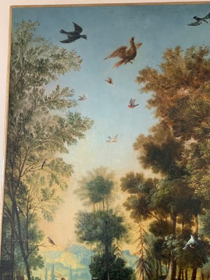 null 
FLEMISH SCHOOL circa 1700, follower of Roelandt SAVERY




The earthly paradise.




Canvas.




Without...