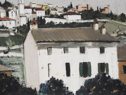 null Robert HUMBLOT (1907-1962)

Village de Provence

Huile sur toile

Signée et...