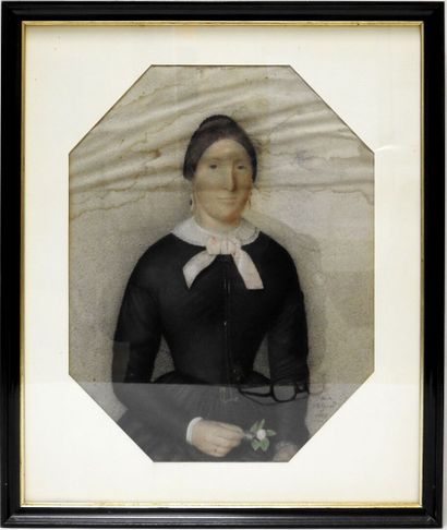 null 
Alizard - XIXe siècle




Portrait de jeune femme 




Fusain sur papier gris




Annoté...
